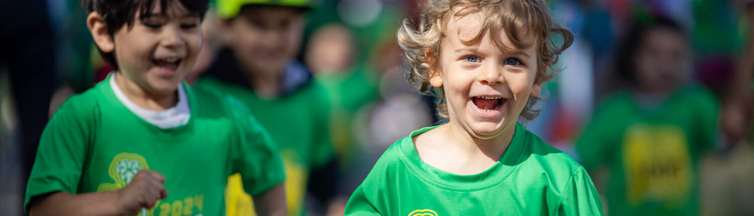 Kids love the Heart & Soles Run!